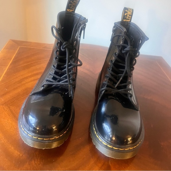 Dr. Martens Shoes Dr Martens Junior 46 Black Patent Leather Lace Up